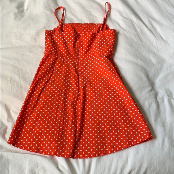 Red polka dot Urban Outfitters dress - Picture 2 of 3